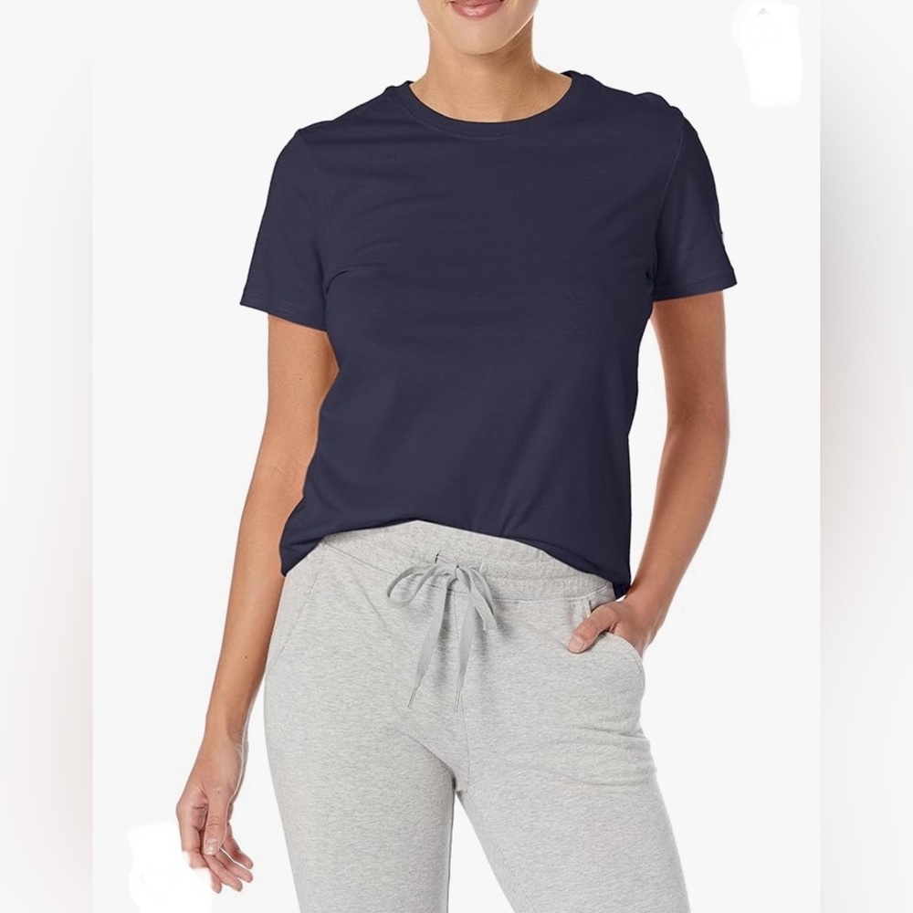 NWT Russell Athletic Women’s Solid Basic Tee Shirt